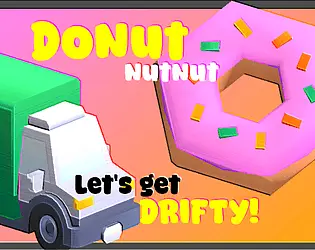 A screenshot from the game featuring a donut truck.
